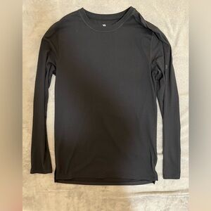 Men’s All In Motion Long Sleeve Black T Shirt Size S